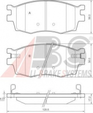Комплект тормозных колодок A.B.S. 37520 OE