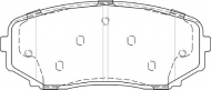 Комплект тормозных колодок NECTO FD7517A