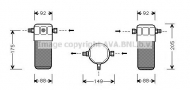 Осушитель AVA QUALITY COOLING AID032