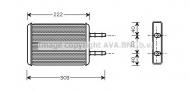 Теплообменник AVA QUALITY COOLING FD6355