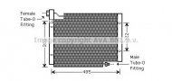 Конденсатор AVA QUALITY COOLING JE5004