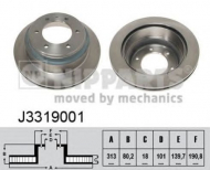 Тормозной диск NIPPARTS J3319001