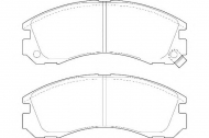 Комплект тормозных колодок DURON DBP310765