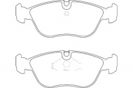 Комплект тормозных колодок DURON DBP381285