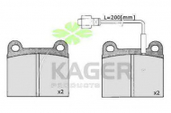 Комплект тормозных колодок KAGER 35-0340