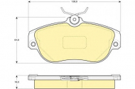 Комплект тормозных колодок GIRLING 6108371