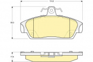 Комплект тормозных колодок GIRLING 6108591