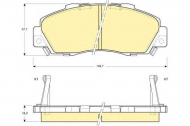 Комплект тормозных колодок GIRLING 6109959