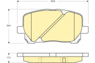 Комплект тормозных колодок GIRLING 6133159