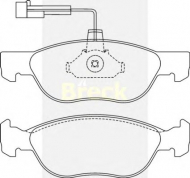 Комплект тормозных колодок BRECK 21927 00 W2