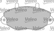 Комплект тормозных колодок VALEO 597154