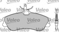 Комплект тормозных колодок VALEO 597230