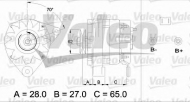 Генератор VALEO 433446
