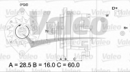 Генератор VALEO 433483