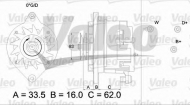 Генератор VALEO 436105