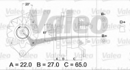 Генератор VALEO 436247