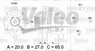 Генератор VALEO 436256