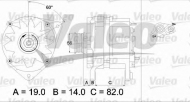 Генератор VALEO 437123