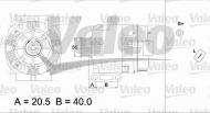 Генератор VALEO 437393