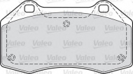 Комплект тормозных колодок VALEO 598861