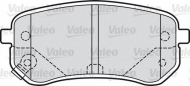 Комплект тормозных колодок VALEO 598706