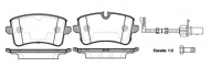 Комплект тормозных колодок WOKING P12433.20