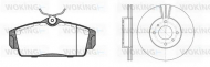 Комплект тормозов WOKING 86043.01
