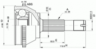 Шарнирный комплект OPEN PARTS CVJ5118.10
