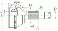 Шарнирный комплект OPEN PARTS CVJ5131.10