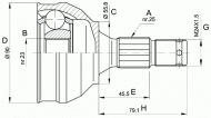 Шарнирный комплект OPEN PARTS CVJ5177.10