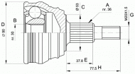 Шарнирный комплект OPEN PARTS CVJ5189.10