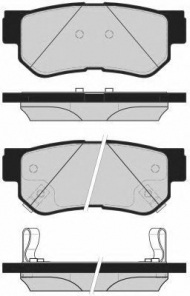 Комплект тормозных колодок Brake ENGINEERING PA1709