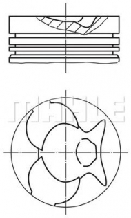 Поршень PERFECT CIRCLE 59 64868 0