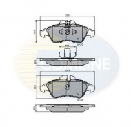 Комплект тормозных колодок COMLINE CBP0212