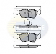 Комплект тормозных колодок COMLINE CBP01023