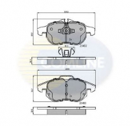 Комплект тормозных колодок COMLINE CBP01137