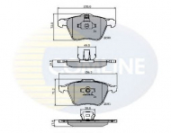Комплект тормозных колодок COMLINE CBP01322