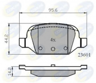 Комплект тормозных колодок COMLINE CBP01026