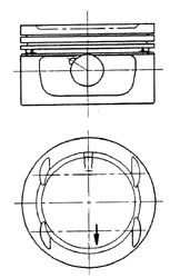 Поршень KOLBENSCHMIDT 94328720