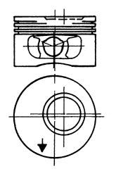 Поршень KOLBENSCHMIDT 90252620