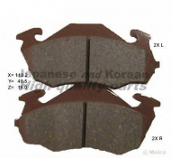 Комплект тормозных колодок ASHUKI 1080-0107