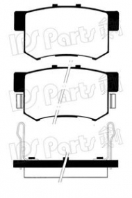 Комплект тормозных колодок IPS Parts IBR-1405