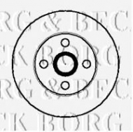 Тормозной диск BORG & BECK BBD4013
