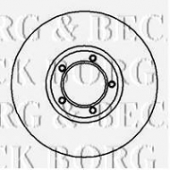 Тормозной диск BORG & BECK BBD4089
