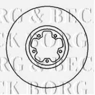 Тормозной диск BORG & BECK BBD4221