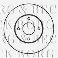 Тормозной диск BORG & BECK BBD4232