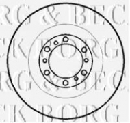 Тормозной диск BORG & BECK BBD4301