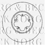 Тормозной диск BORG & BECK BBD4562