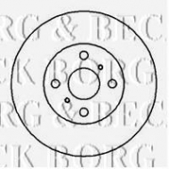 Тормозной диск BORG & BECK BBD5104