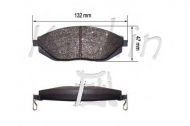 Комплект тормозных колодок KAISHIN D10182